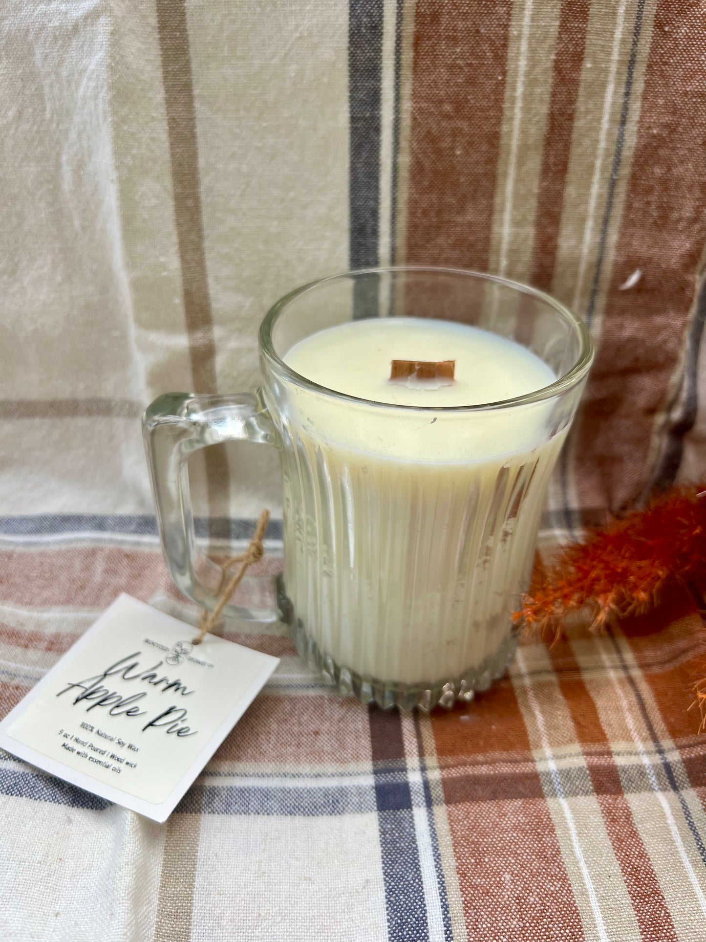 Fall Candle - Glass Mug