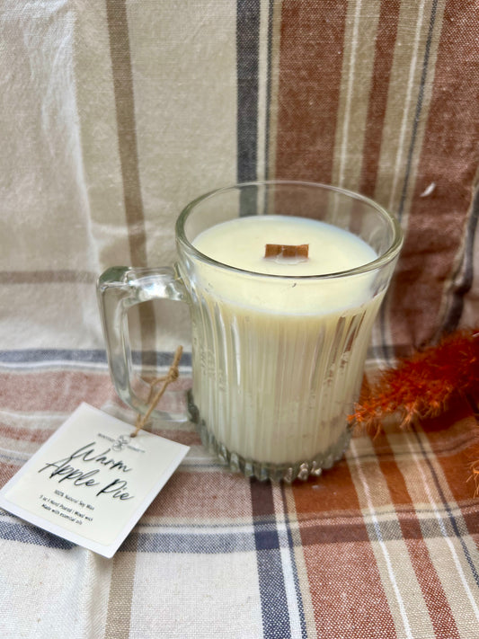 Fall Candle - Glass Mug