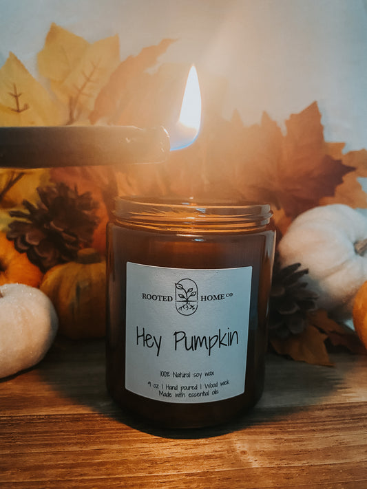 Hey Pumpkin - Candle