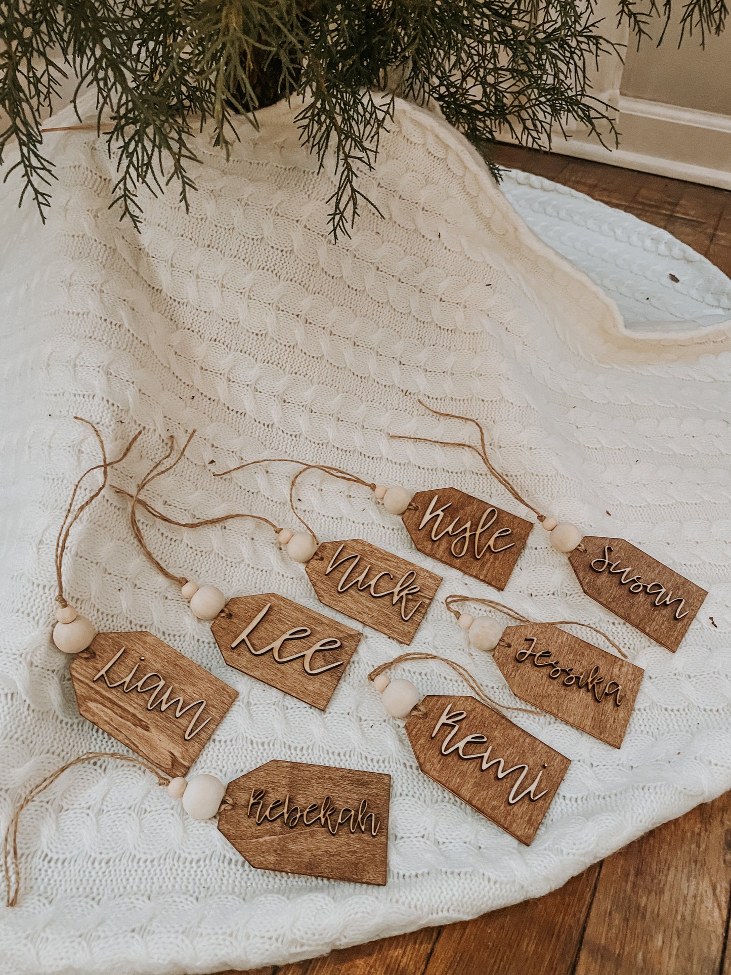 STOCKING NAME TAGS