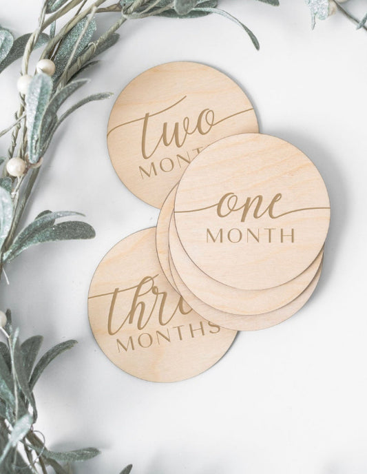 12 MONTH MILESTONE + HELLO WORLD PLAQUE BUNDLE
